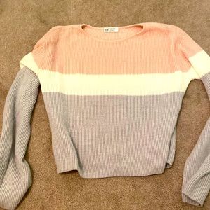 H and M colorful sweater